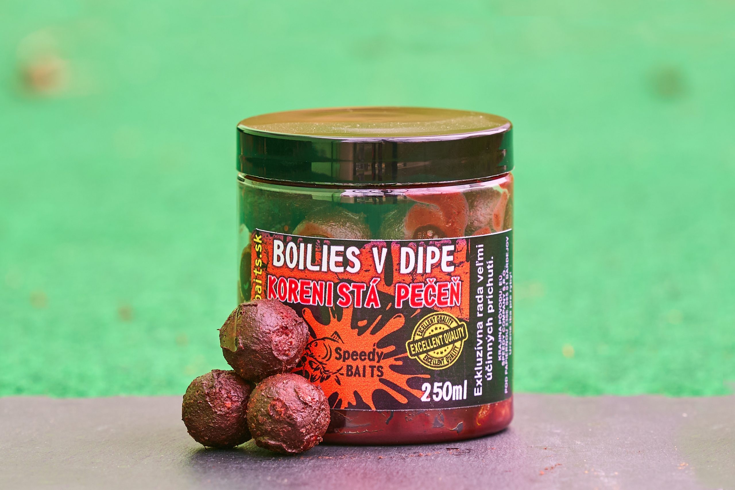 dsc00056 Boilies v dipe KORENISTA PEČEŇ 250ml - Image 1